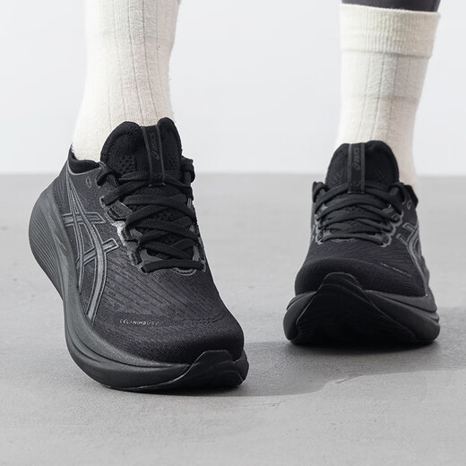 Asics Женская обувь Spring New Gel-Nimbus 27 Спортивная обувь Спортивная обувь легкая сетчатая кроссовка для фитнес-кроссов 1012B753-001 39
