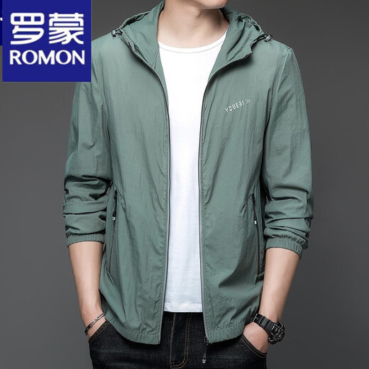 Lomond Suncreen Summer Men's Summer Thin Outdoor Ice Silk Silk UV Suncreen Veste N9928 Mist Blue L 175 120-135Jin [Jin est égal à 0,5 kg]