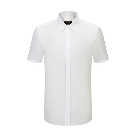 Chonerie Yager Men 2025 Summer Youth Men décontracté Shirt Formal à manches courtes blanches 40