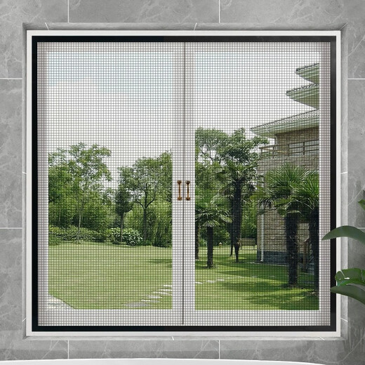 Lange Third Generation King Kong Net Household Invisible Anti-mosquito Screen Net Self-installed Velcro Screen Self-adhesive Windows Gray Screen Black Sticker Third Generation King Kong Net Customized Photoshoot Contact Customer Service Free Gifts by Default
