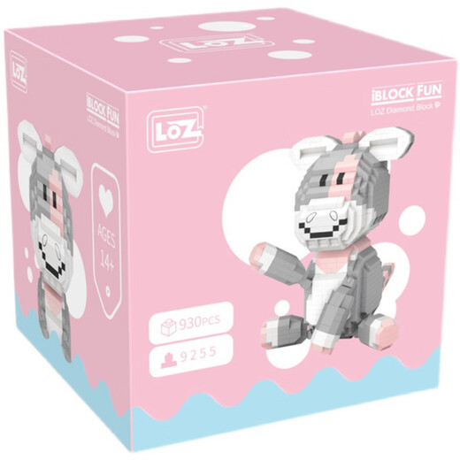 
Qianqi Meng LOZ/Lizhi Micro-diamond building block cartoon shape small particles adult assembly trendy toy ornaments gifts high difficulty 9210 Luna Cat