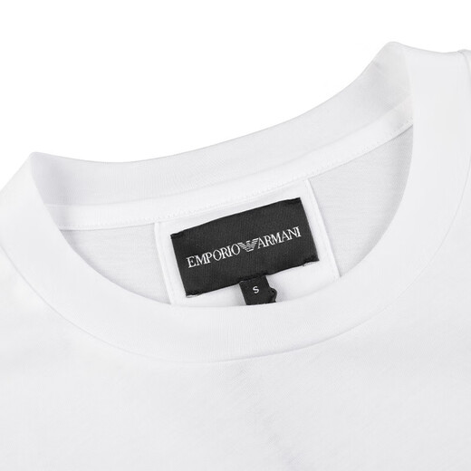 
Armani (ARMANI) Men's Classic Versatile Fashion T-shirt 12006 Gift White L