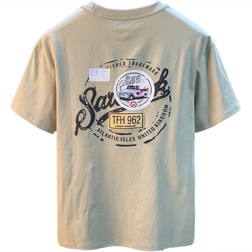 Qianji (Qianji) Sommer kurzärmelig T-Shirt Männer 2025 Neuer Trend gedrucktes T-Shirt-Oberteil mit großer Größe Lose Dünn T-Shirt Männer