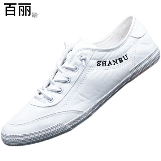 Belle 2025 Summer en toile de soie glaciale Soucine Chaussures pour hommes avec un pied à bas niveau bas de style coréen à la mode