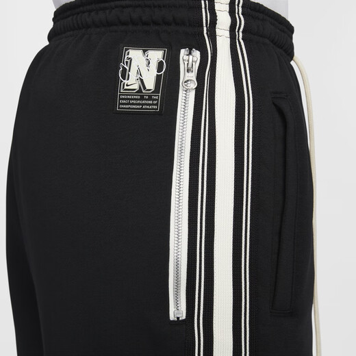 Nike (Nike) Terma-Fit Oficial más pantalones de baloncesto de vellón HJ3884 010 Negro/Ligero Marfil White 2xl