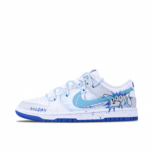 耐克（NIKE）定制球鞋  dunk 休闲日记 做旧高街 复古美式 板鞋DV0831-104 DD1391-101/CW1590-102 小绿警 40.5