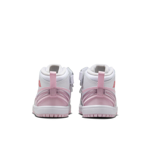 耐克（NIKE）Jordan官方耐克乔丹男女童婴童运动鞋易穿脱宝宝中帮缓震FQ1283 101白/泡沫粉/火焰红 27