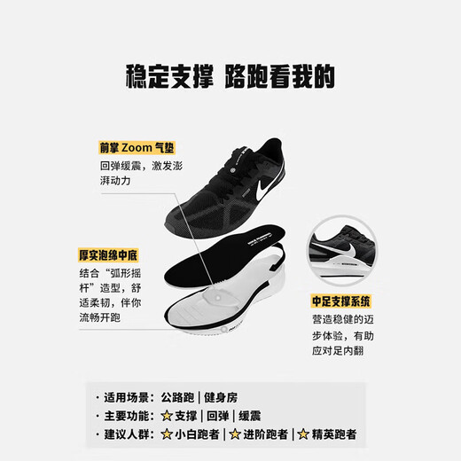 Zapatillas deportivas Nike NIKE de hombre AIR ZOOM STRUCTURE 25 DJ7883-110 gris 42