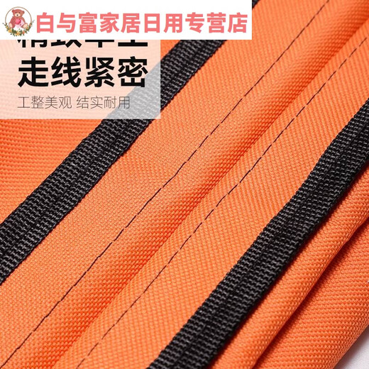 Sailoto Junmo Tool Bag Electrician Repair Storage Bag Large Capacity Tool Bag Weak Current Carpentry Portable Oxford Cloth Bag Can Lift Herringbone Ladder Storage Bag 2 Pack