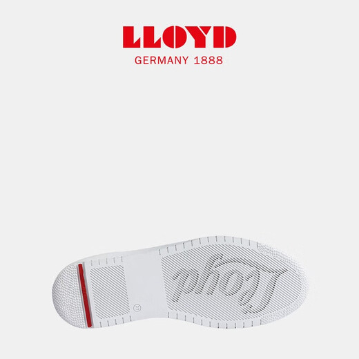 利来（LLOYD）走秀款德国进口女鞋牛皮拼接休闲运动板鞋标准楦厚底14715断码37 白绿 单层 37