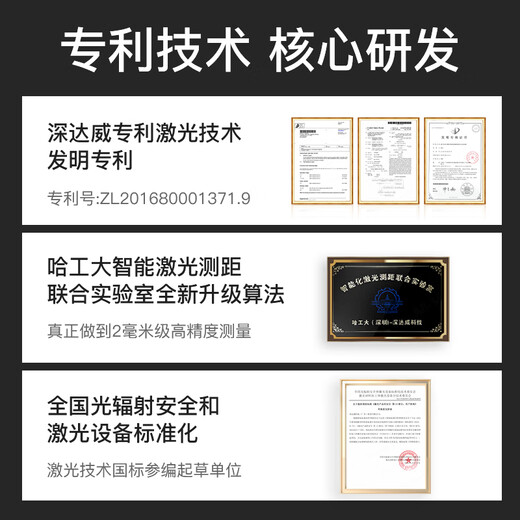 Shendawei laser range finder infrared high-precision electronic laser ruler measuring room instrument red light SW-JD100