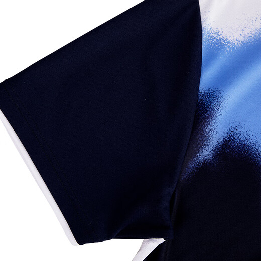 YONEX Yonex Badminton Suit Competition Training Short Sleeve 110145BCR Navy Blue + Black Shorts Set XO