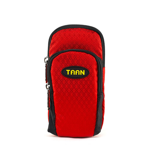 TAAN running mobile phone arm bag for men and women sports fitness waterproof arm arm storage bag wrist bag arm sleeve red BAG806