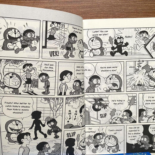 Englische Version Doraemon Doraemon Comic 8 Bände der klassischen klassischen englischen Comic -Bücher von Kindern Vollständiger Satz von Story Books Full Set
