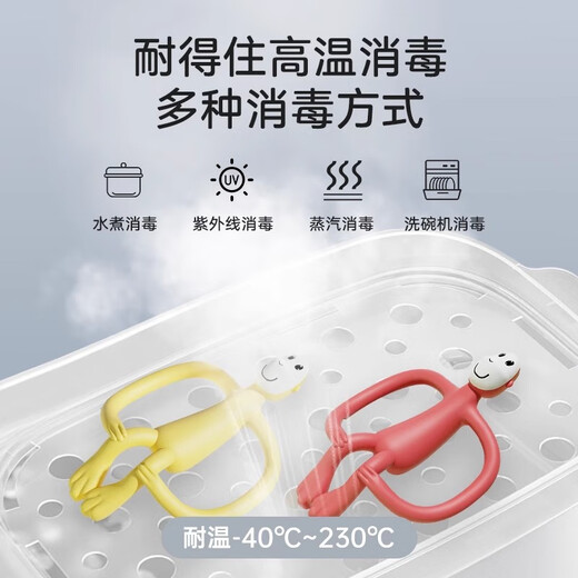 MATCHSTICK MONKEY British Match Monkey Teether Baby Soothes Molars No Tail Anti-Eating Hand Bite Teething Teeth Can Be Boiled Professional Teething Teeth With Final Payment Air Force Blue