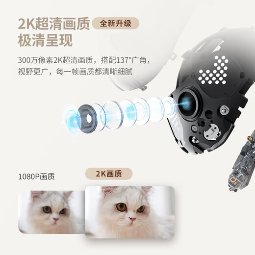 enabot [popular hot product] EBO Air 2 mobile surveillance camera, elderly, children, pet intelligent companion robot, home camera, ebo robot [Xinyubai]