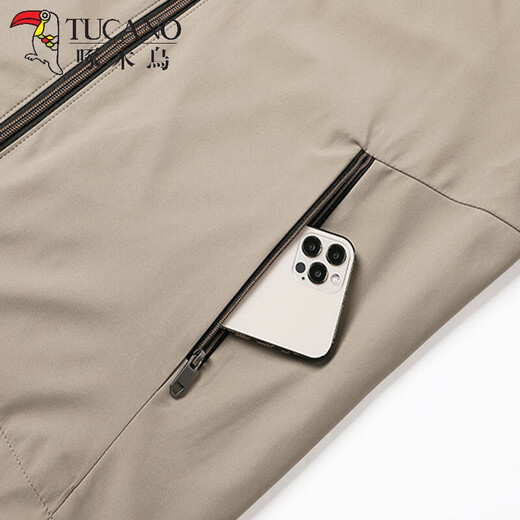 Woodpecker Jacke Herren Frühling und Herbst neuer Stil mittlerer und junger Windschutz-Ständer Hemd-Hemd-Hemd-Hemd-Hemd-Hemd-Top JK6628 Navy Blue 2xL (135-150jin [Jin gleich 0,5 kg])
