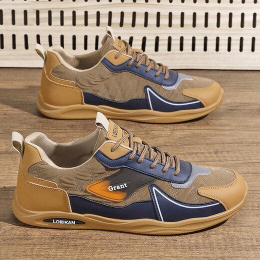Chaussures en toile de grande taille de grande taille Chaussures décontractées sportives Mode Trendy Chaussures pour hommes Breffeurs de planche polyvalente chaussures quotidiennes Chaussures tendance hommes XP-AC3883 Gray 41