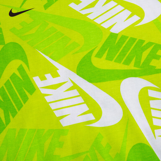 NIKE 耐克童装短裤+短袖2件套2025年夏季新款满印男女童运动时尚套装