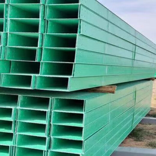 FRP cable tray composite material flame retardant wire trough FRP wire trough box pipe box fireproof ladder type bridge 400*200