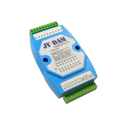 Juying 8-Kanal-Analogmenge-Erfassungsmodulspannung und Stromeingang 420MA010V zu RS485RS232 Kommunikation Isoliert 4858 Kanäle 0-5V-Eingang