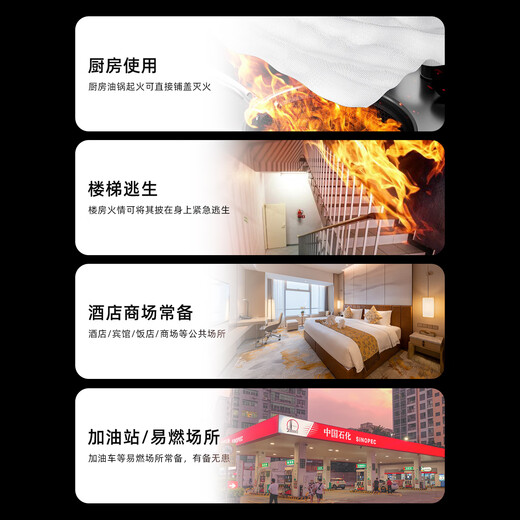 Tanda Taihe'an Hotel Hospital special anti-virus and anti-smoke mask household fire escape self-rescue breathing mask 3C certification enhanced version double escape package (luxury upgraded version)