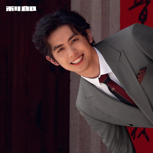 Lilang sheep wool suit suit men's double breasted men's suit groom wedding dress same style in shopping mall 25 spring coffee color (25CXF091SA) 165A (bottoms 165/74A)