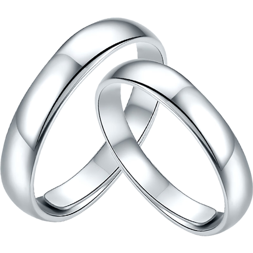 Saturday Fu PT950 platinum ring men's ring live platinum couple ring birthday gift size 18 about 4.9g