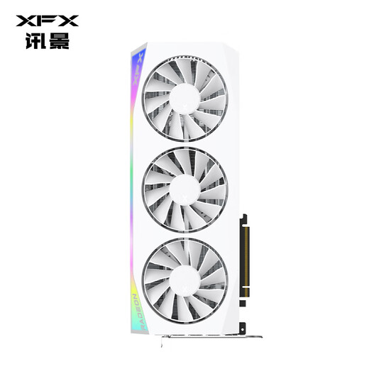 XFX (XFX) AMD RADEON RX 9070 XT OC Overseas Version Ultra 16GB White New E-Sports Game Design Intelligent Learning Desktop Computer Independent Graphics Card
