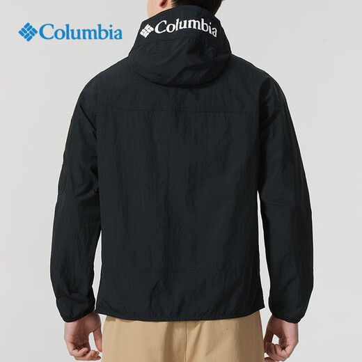 Columbia Columbia Veste masculine 2025 printemps Nouvelle veste de randonnée hydrofuge de sport extérieure WE4839 011 / Black XL / 185