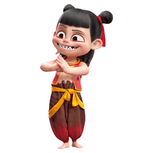 哪吒之魔童闹海哪吒贴纸个性酷帅卡通居家墙上浴室玻璃门窗防水贴 哪吒贴纸KY844-4(自带背胶) 高50厘米(防水防晒)