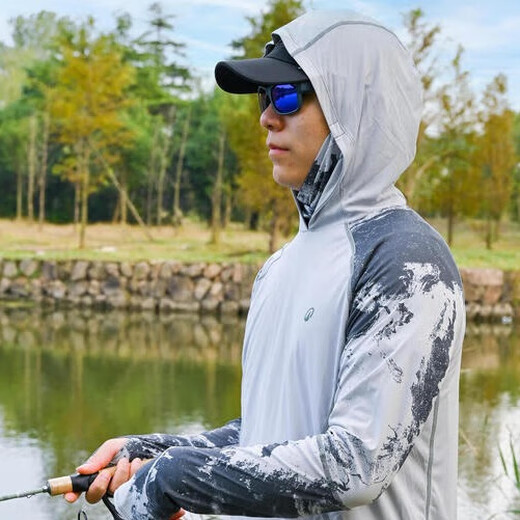 Deklonfischerei-Pullover Sport mit Kapuze mit Kapuzen-Sonnenschutz T-Shirt-5425737