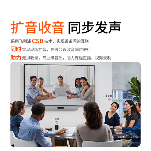 Philips (PHILIPS) National Subsidy Little Bee Amplifier Teacher's Dedicated Classroom Clip-On Collar Microphone Guide Wireless Microphone Indoor Supermarket Promotion Outdoor Amplification Package Single Amplification Package Large Volume Anti-Howling