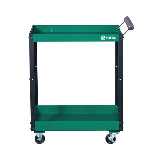 SATA two-layer parts tool cart auto repair and maintenance trolley mobile repair tool rack 95222B pre-order two-layer parts tool cart (new model) 95222B