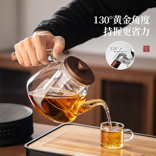 Yipot tea boiling teapot steaming integrated teapot tea boiler tea stove set household tea set with tea table boiling water electric ceramic stove