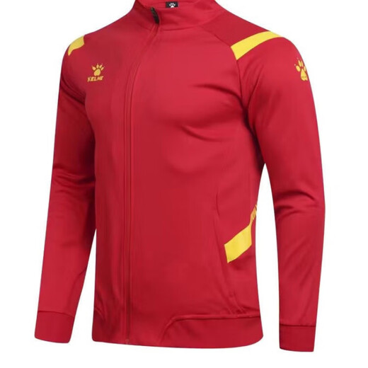 KELME KELME new coat autumn and winter sports training running cardigan knitted jacket football long-sleeved suit sportswear navy suit L (175-180cm) (70-80kg)