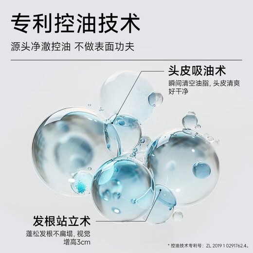 Fan flexible [Big Brand Trial] Champú de jengibre de Fan Chengcheng que el cabello pequeño y saludable de estilo pequeño