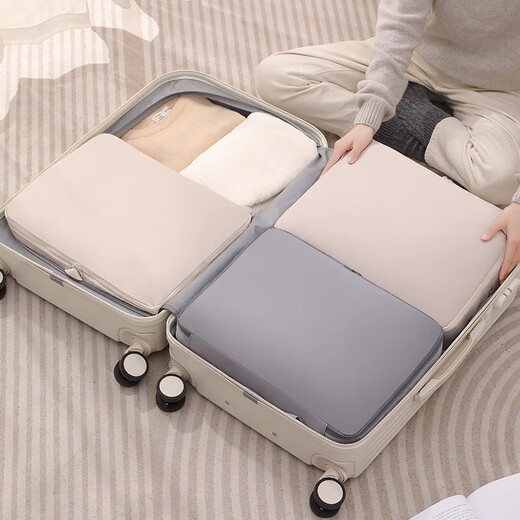 Sac de rangement de veste de veste sac de compression de compression vestiaire vêtements portables et vêtements de la maison de finition ménage poudre de pâte de haricot grande taille 40 * 30 * 18cm