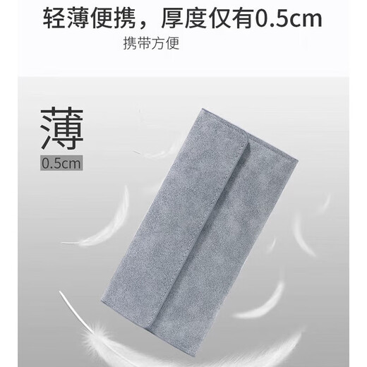 莱枢汇男士长款钱包多卡位功能薄款钱夹年轻人卡包一体男生皮夹 灰色长款零钱包