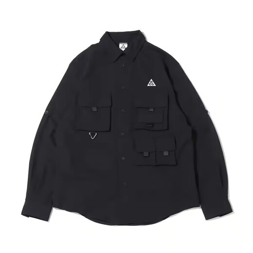 耐克（NIKE）外套男装秋季新款运动服户外ACG翻领衬衫男士夹克 DN3937-010 M