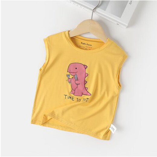 Disney Boys Modal ärmelloses T-Shirt Kleinweste Sommer Kleidung Kinderkleidung Kinderbaby dünne Kinder Trend U13588 Graublau 110 cm