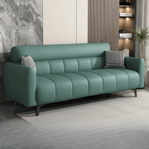 
Manzhen folding sofa bed for household multi-function lazy sofa bed integrated and dual-purpose 2025 new lunch break single sofa bed cat scratching leather-white [latex style] [widening style] Total length 2.2 meters x width 1.2 meters