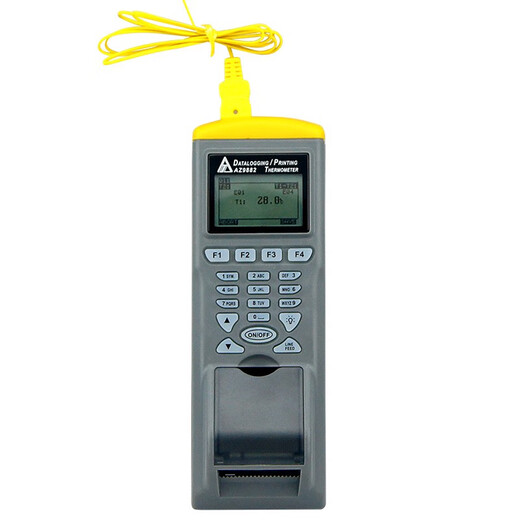 En hengxin 9882 termopar grabador de temperatura de temperatura Impresión Dual KJTRSE Modelo AZ9892 Garantía de un año