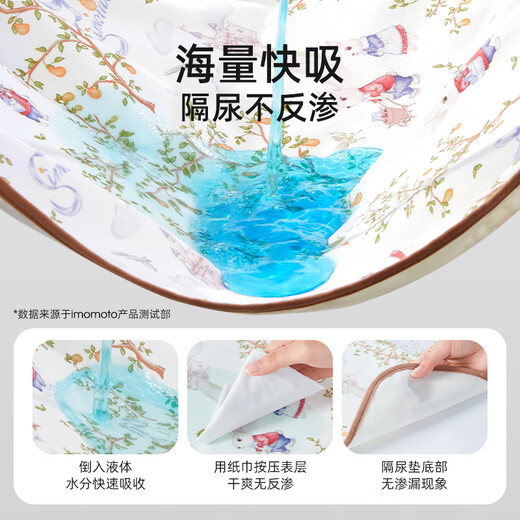 BPE German brand baby changing pad washable 5A antibacterial breathable changing pad diaper mattress summer overnight sheet Sky Castle Class A certification & safe and odorless 70x90cm