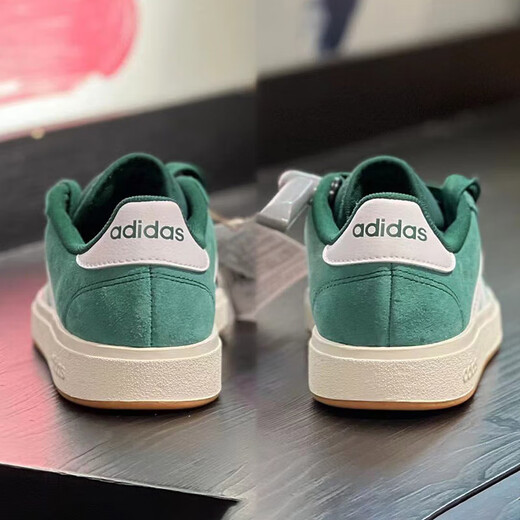 
Adidas official website official casual shoes men's shoes women's shoes 25 spring new sports shoes Grand Court low-top shoes IH6187 green overcoat upper 36