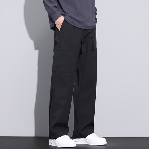 Jeep Spirit Casual Pantalon Spring and Automne Nouveau style Sports tendances Sports Loose Pantalon Straight Pantal