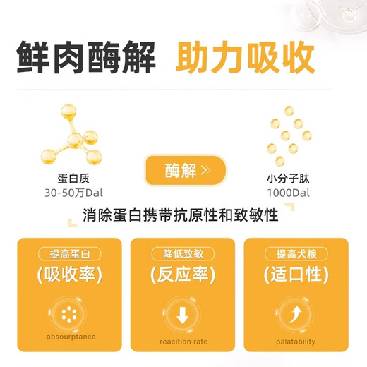 Tankcici five-pack freeze-dried dog food with duck meat and pear to remove tear stains, Pomeranian Bichon small dog food, special dog food for adults and puppies to build muscle and strengthen bones, five-pack freeze-dried fresh meat to relieve tear stains 4.5kg 1.5kg*3 pack