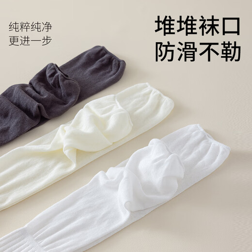 Mao Ren Dui Dui Knee Socks for Women Spring and Autumn High Anti-Slip Knee Socks for Girls JK Micro Pressure Slimming Boots Stockings Milky White - 1 Pair One Size Recommended 155-175cm 80-120 Jin Jin is equal to 0.5 kg