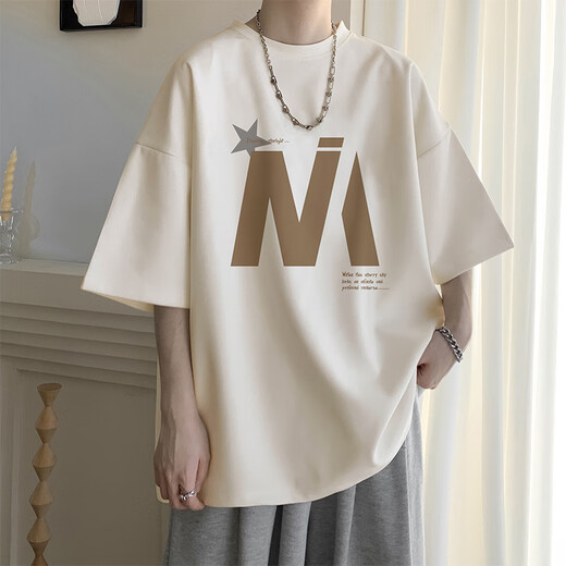 Camiseta de manga corta HKML para la marca de moda delgada de verano masculina