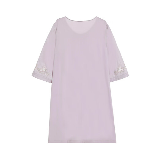 Adore spring and summer silk moist pajamas for women with mulberry silk and comfortable to wear short-sleeved home nightgown AM44A841 purple pink L5B S 160